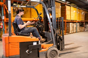 warehouse safety distracted driver logimate